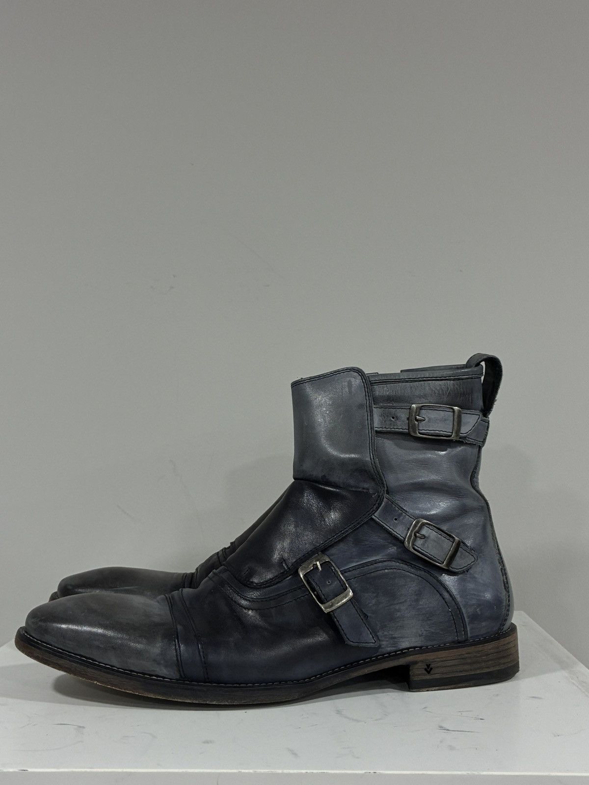 John Varvatos Fleetwood Triple Monk Boot Size 11 Size US 11 / EU 44 - 1 Thumbnail
