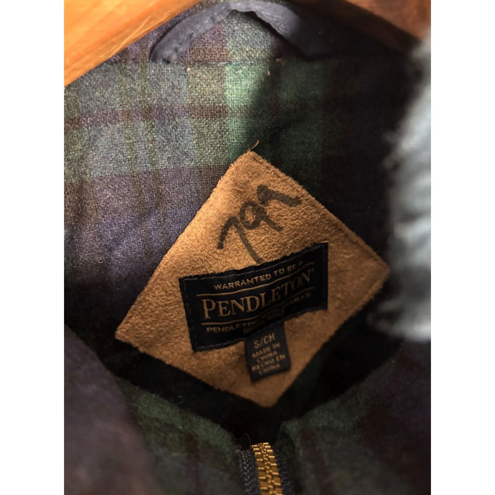 Pendleton Pendleton Fuzzy Jacket Mens S Blue Green Wool Blend Sherpa Fleece Full Zip 5034 Size US S / EU 44-46 / 1 - 5 Thumbnail
