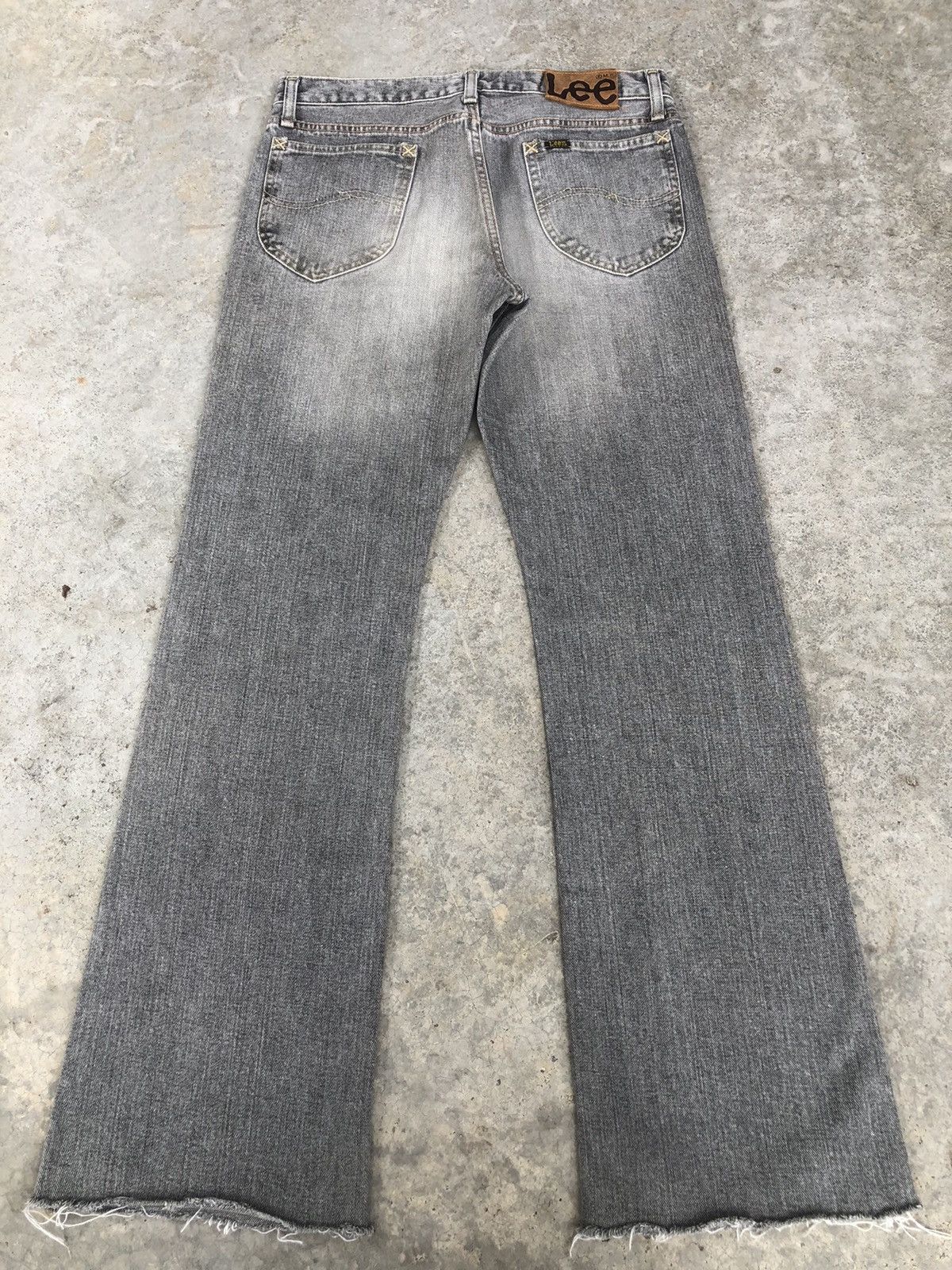 If Six Was Nine Japanese Lee Flared Jeans Distressed Jeans Size US 31 - 2 Thumbnail