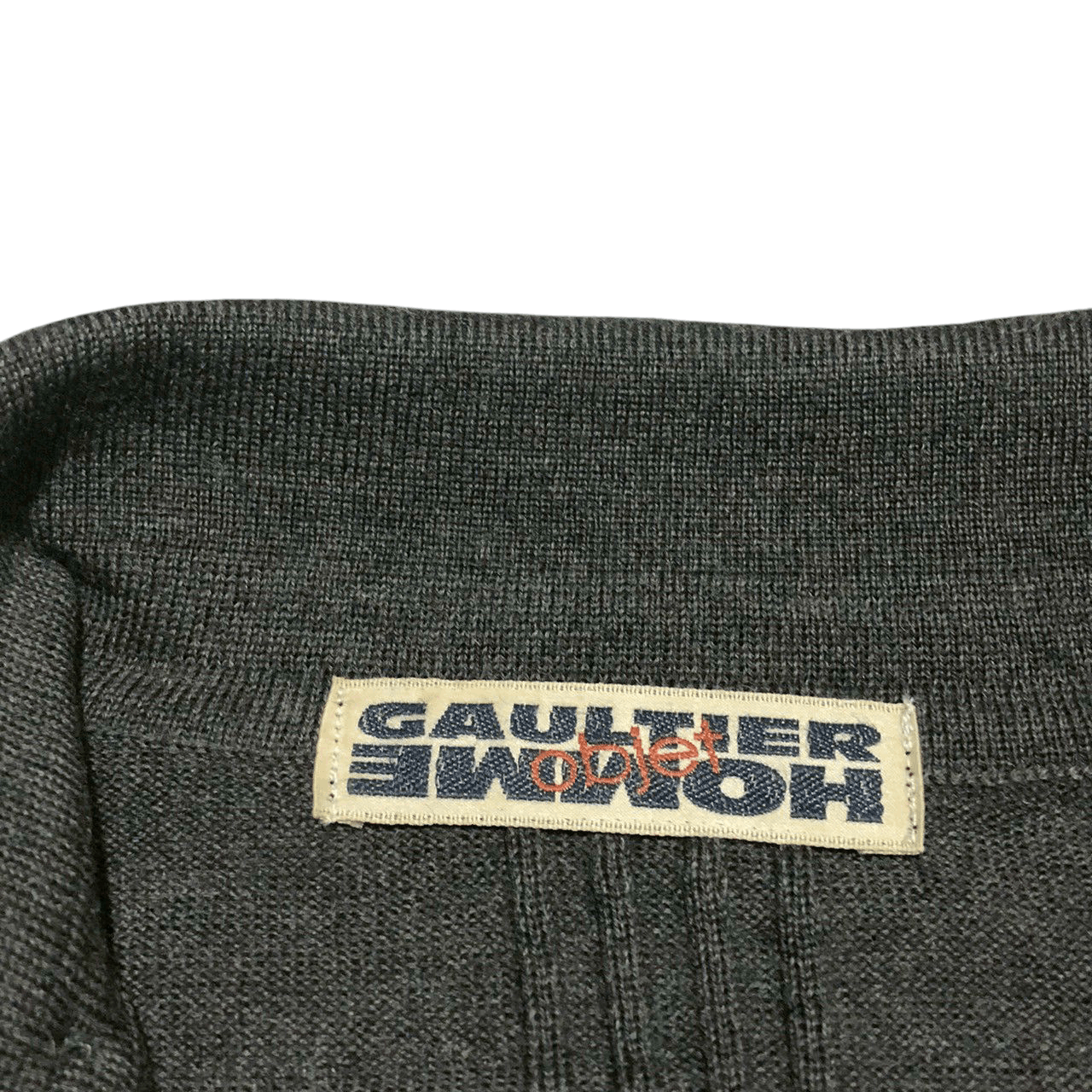 Gaultier Homme Objet Vintage Gaultier Homme Objet Wool Button Pullover Size US M / EU 48-50 / 2 - 7 Thumbnail