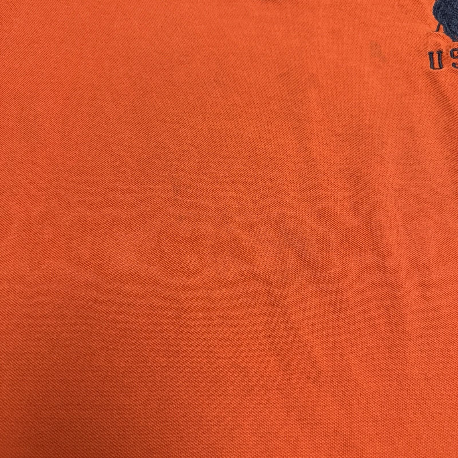 U.S. Polo Assn. US Polo Assn Collared Short Mens M 21.5x25 Orange Big Horse Size US M / EU 48-50 / 2 - 5 Thumbnail
