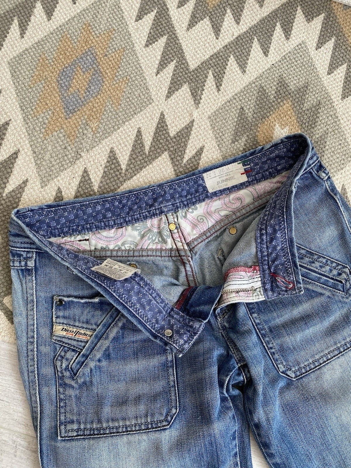 Diesel Y2k Diesel Womens Blue Low Rise Jeans Pants Size 28" / US 6 / IT 42 - 12 Thumbnail