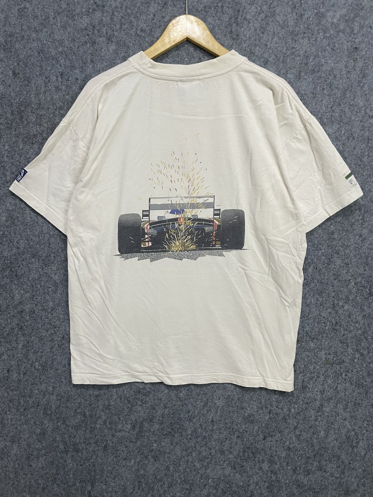 Vintage Vintage Rothmans Williams Renault F1 T-Shirt Size US XL / EU 56 / 4 - 5 Thumbnail
