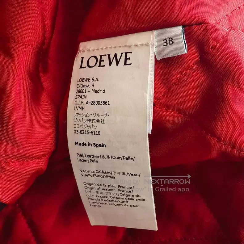 Loewe Loewe Black Metallic Logo Biker Leather Jacket Size XS / US 0-2 / IT 36-38 - 5 Thumbnail