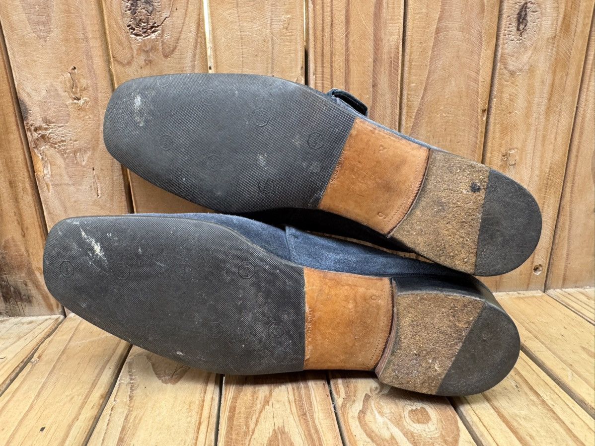 Prada Prada buckled blue suede Leather Men's Dress Shoes UK 9 Size US 10 / EU 43 - 9 Thumbnail