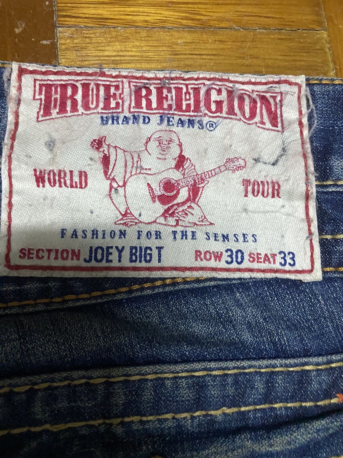 True Religion × Vintage Jean True Religion Baggy Size US 33 - 15 Thumbnail