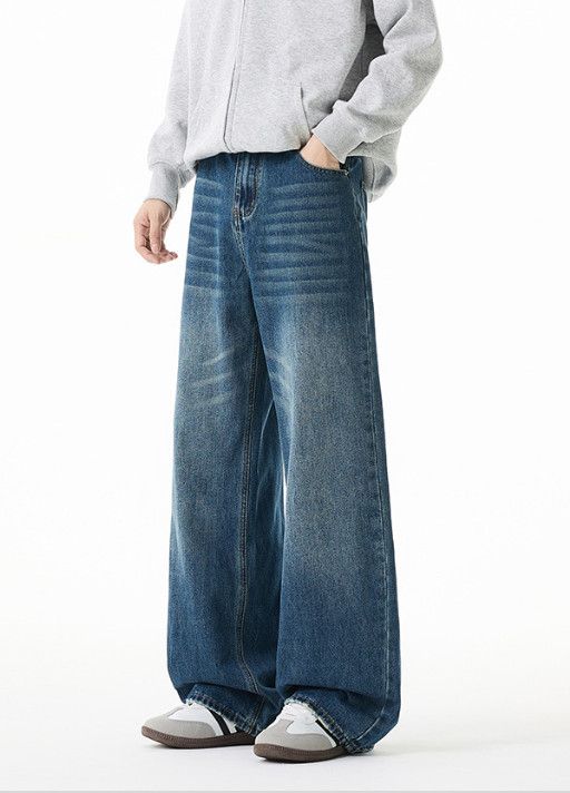Japanese Brand American retro Cleanfit distressed straight washed jeans Size US 32 / EU 48 - 4 Thumbnail