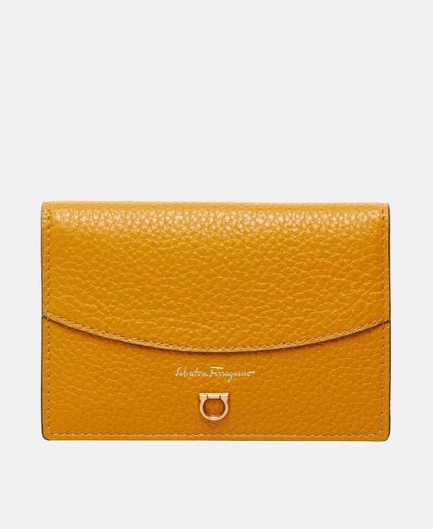 Salvatore Ferragamo Leather card holder Size ONE SIZE - 1 Thumbnail