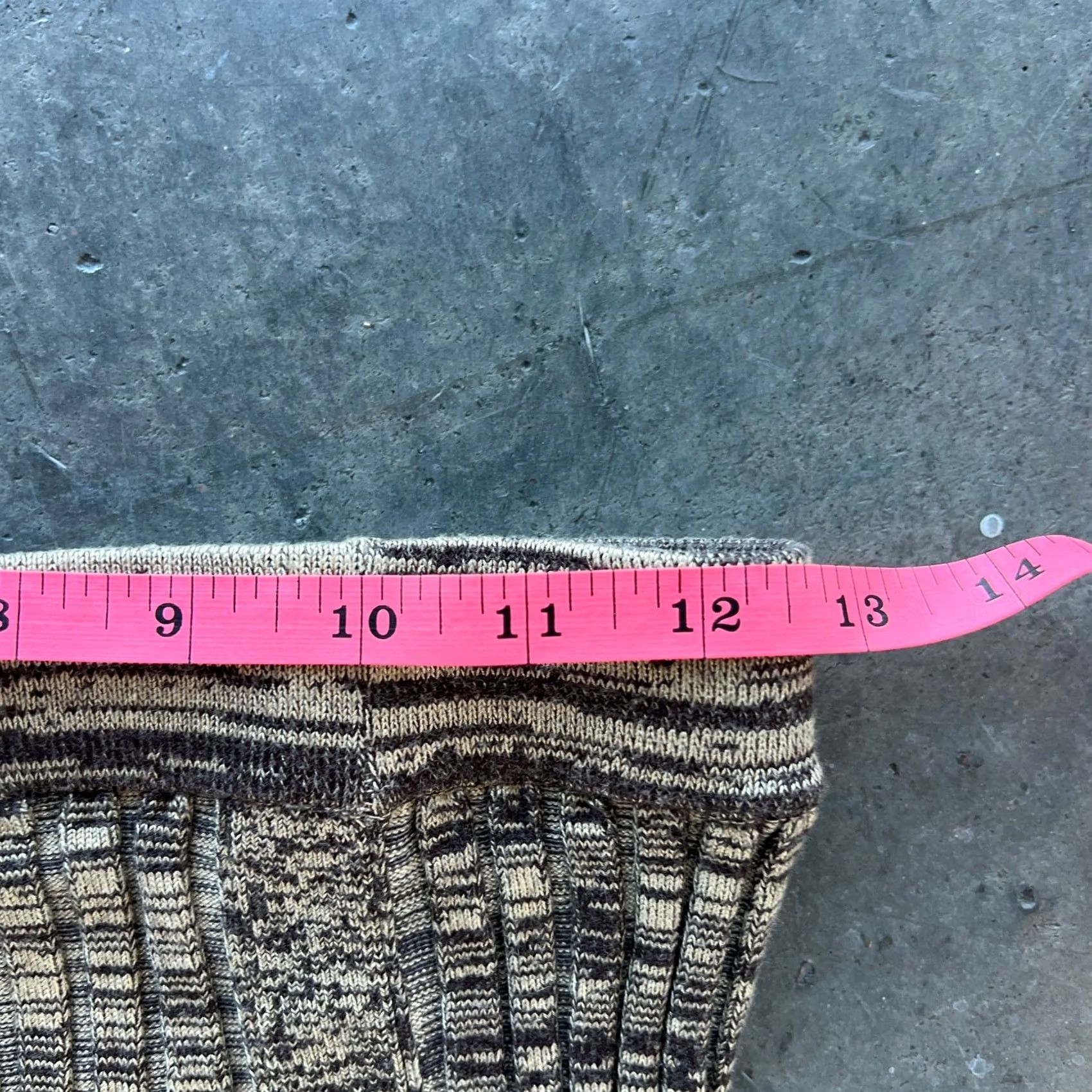 Vintage VINTAGE House of Harlow 1960 Maxi Ribbed Knit Button Skirt S Women Beige/Brown Size 28" / US 6 / IT 42 - 4 Thumbnail