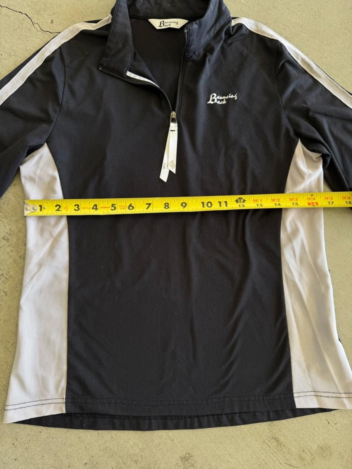 Titleist Bauncing Back / Half Zip Golf Pullover Top / Black White Size L / US 10 / IT 46 - 5 Thumbnail