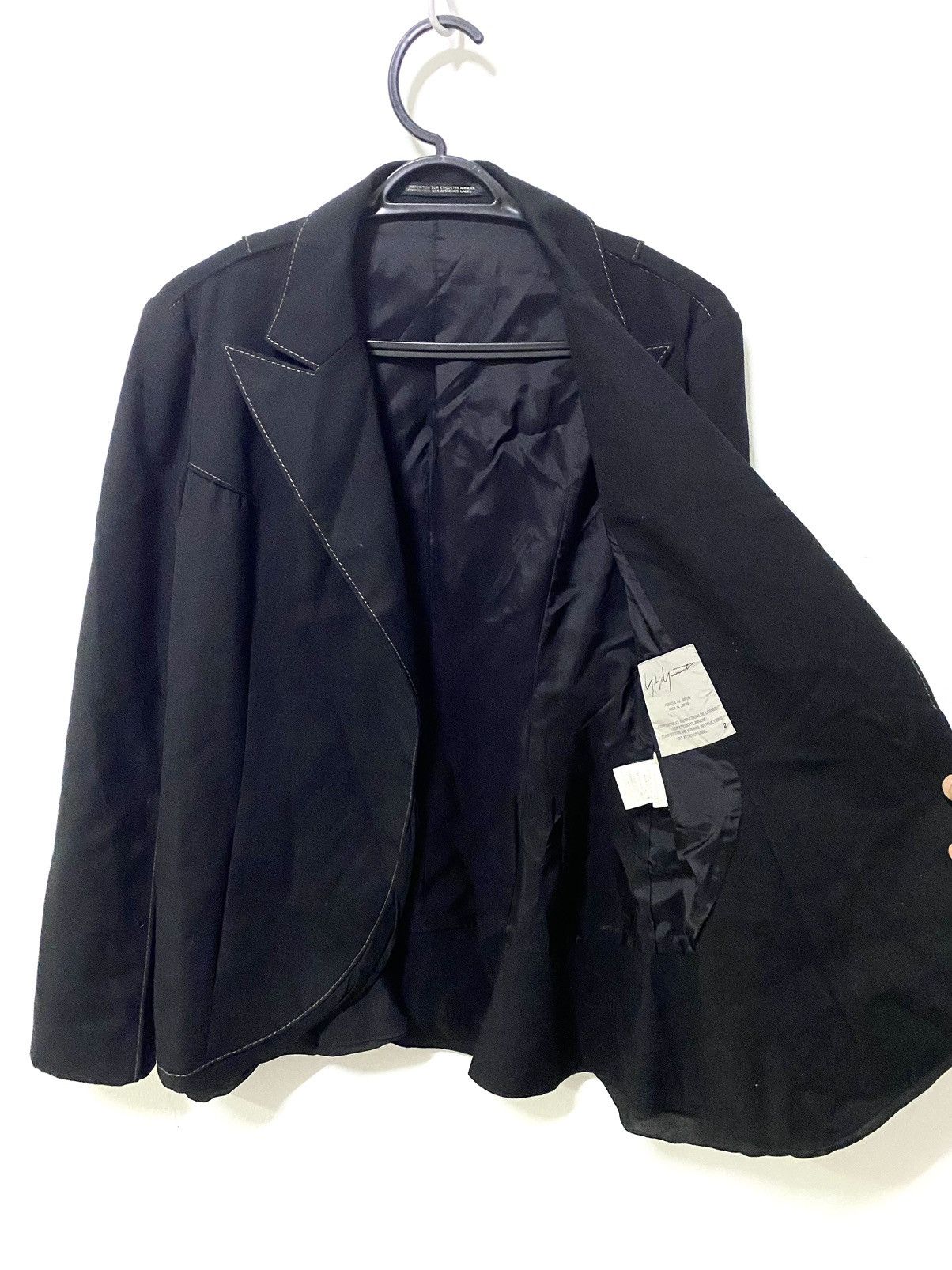 Yohji Yamamoto Iconic Signature Yohji Yamamoto Jacket Coat Size S / US 4 / IT 40 - 1 Thumbnail
