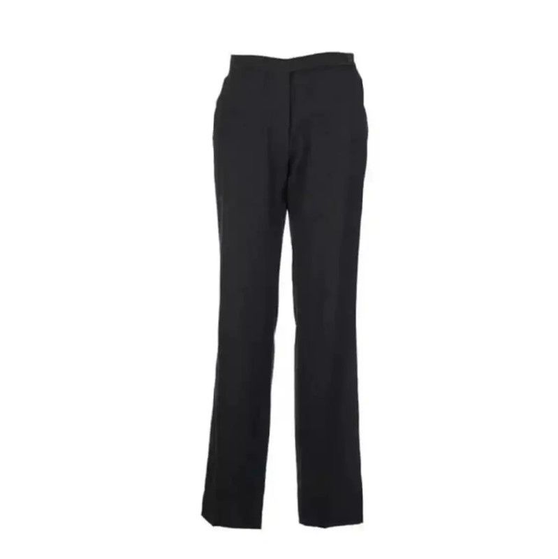 Prada Prada Black Gray Wool Check Casual Pants Size US 26 / EU 42 - 1 Thumbnail