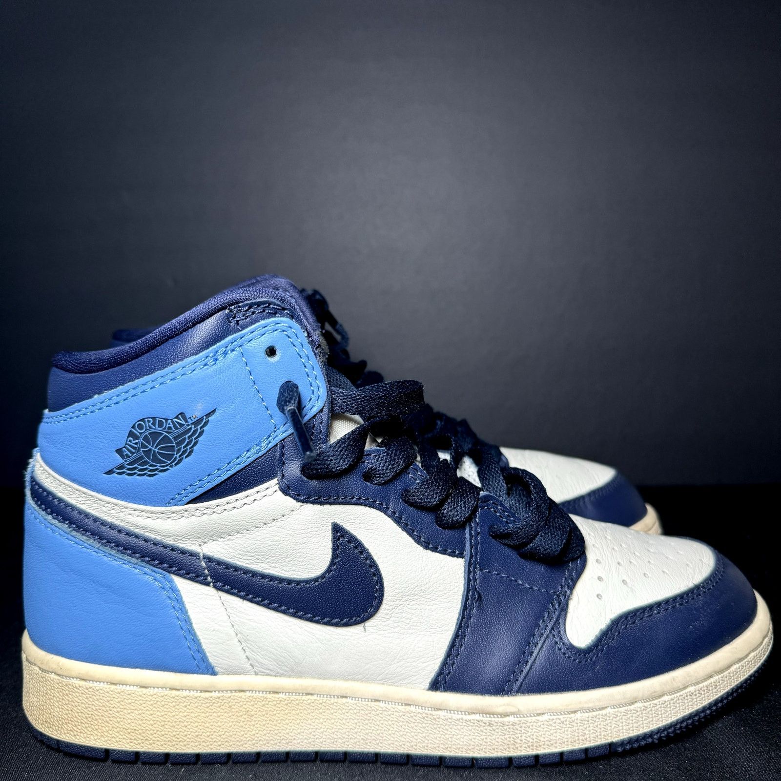 Air Jordan Retro High OG GS Obsidian Men's Shoes Size