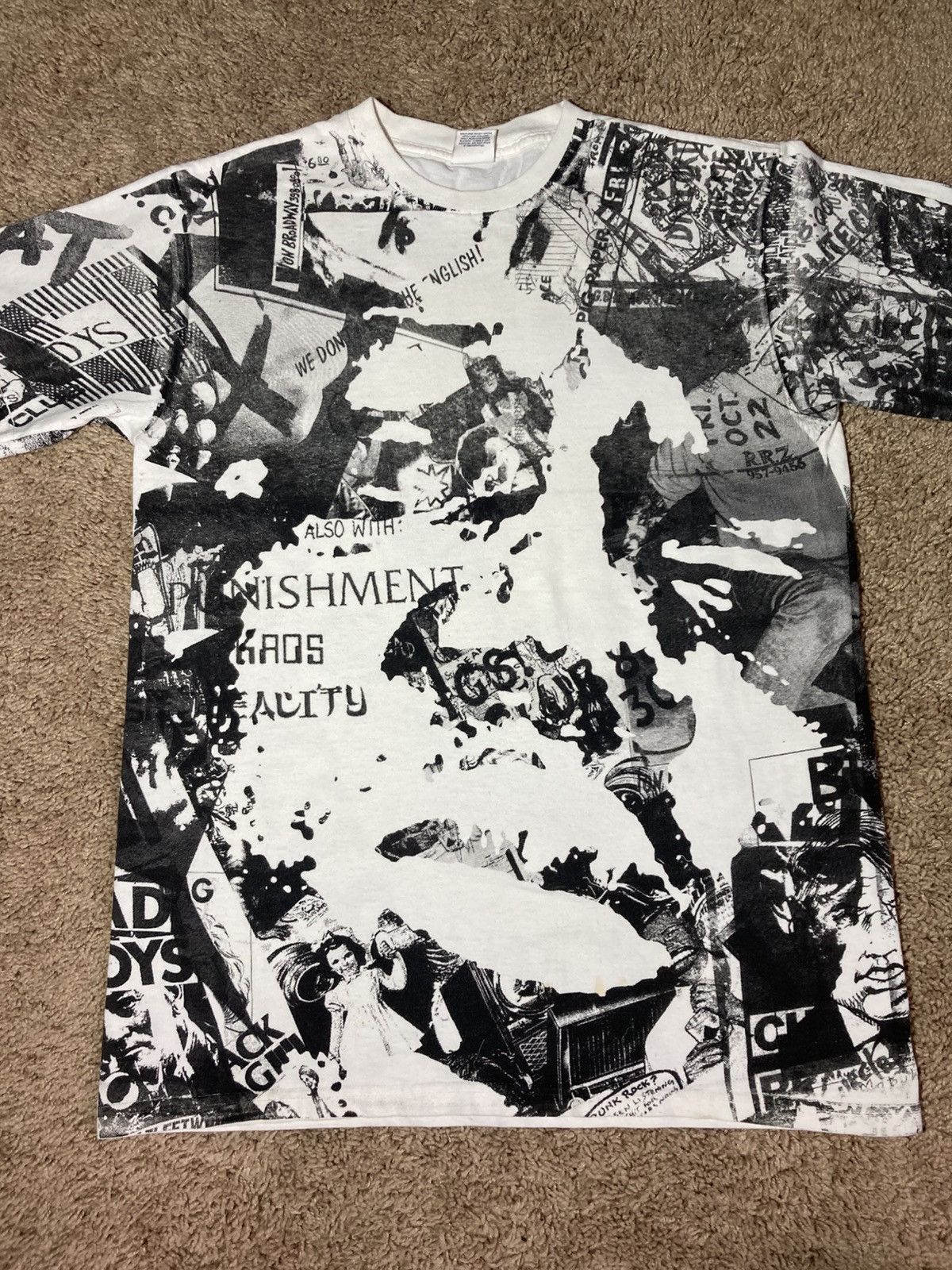2002 Supreme Notorious BIG Rap Tee Print All Over OG 90s Hip