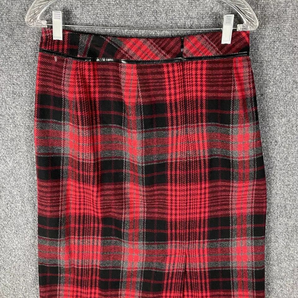 Worthington Worthington Skirt Women's Petite 10P Acrylic Wool Plaid Size 32" / US 10 / IT 46 - 6 Thumbnail