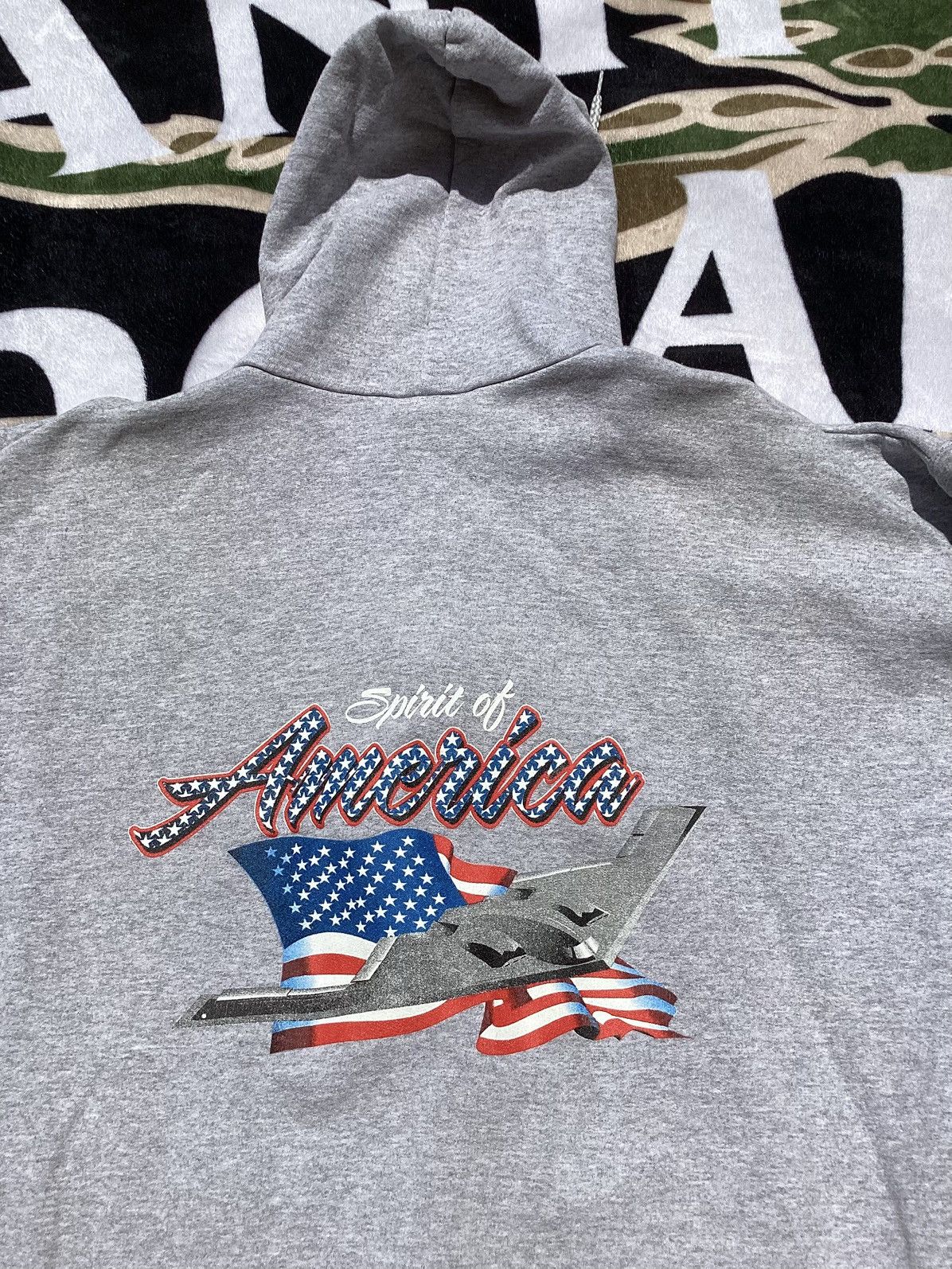 Other Vintage 90s/Y2K Northrop Grumman B-52 bomber zip up hoodie Size US L / EU 52-54 / 3 - 2 Thumbnail
