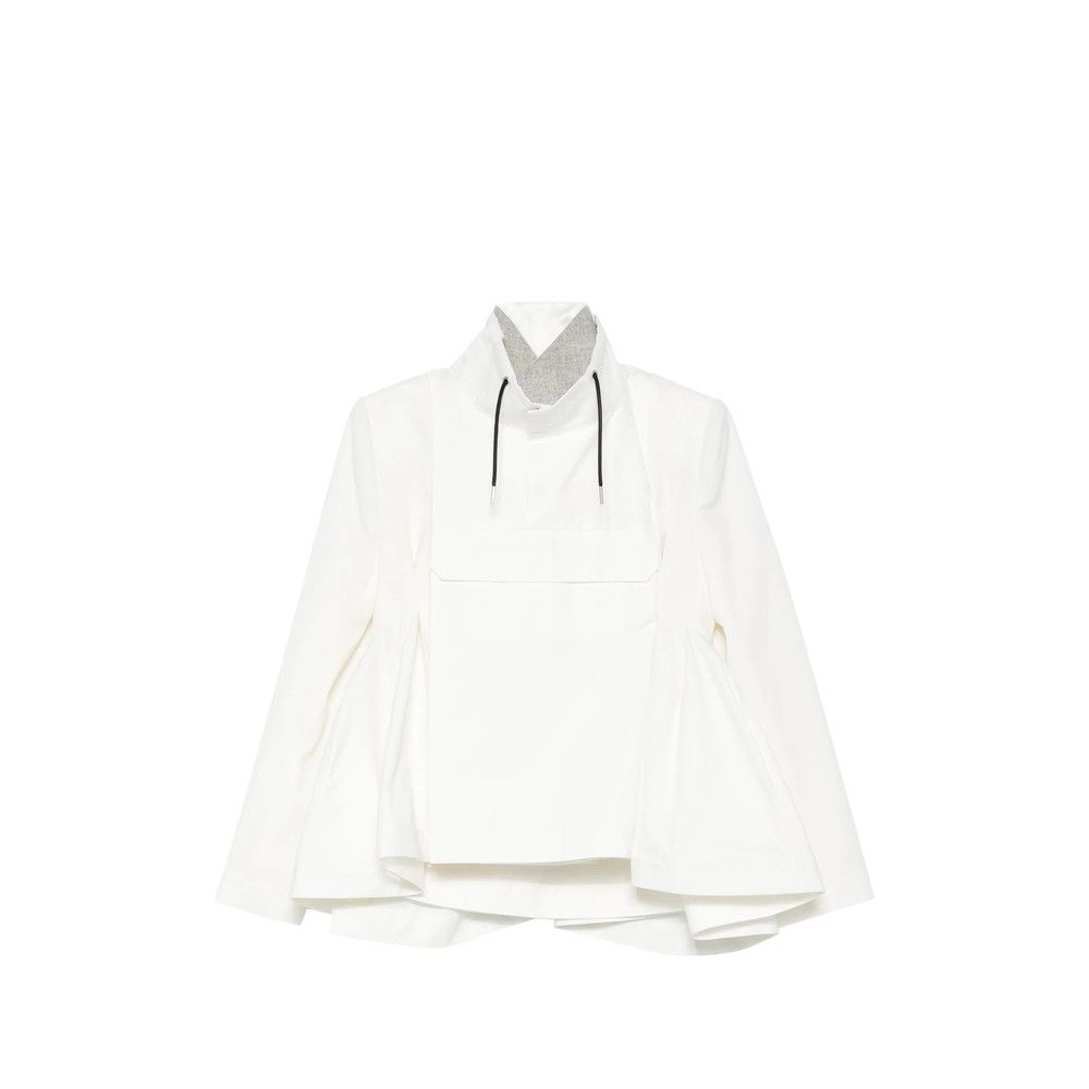 Sacai Sacai WHITE Jackets - Blazers Size M / US 6-8 / IT 42-44 - 1 Thumbnail