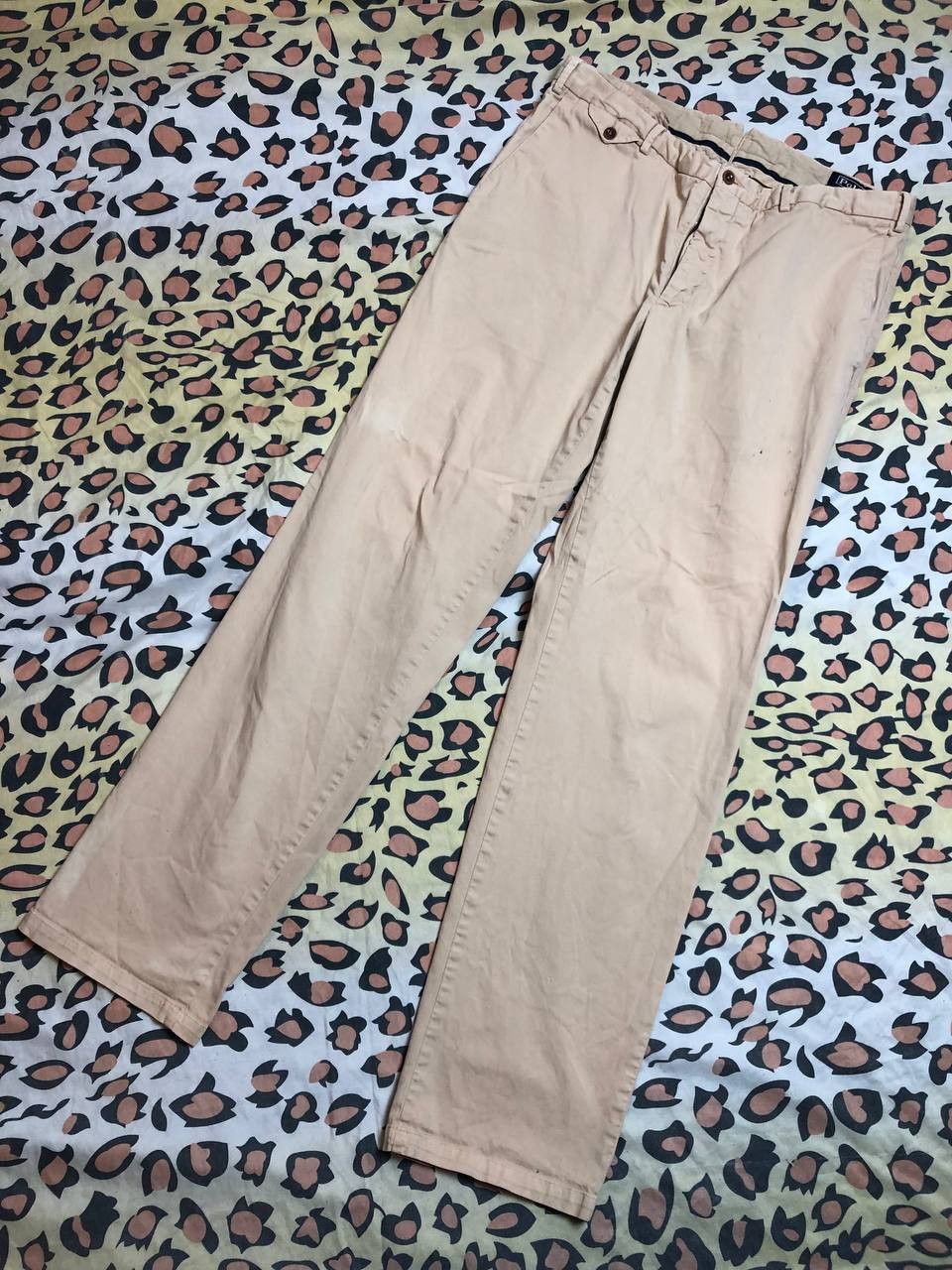 Polo Ralph Lauren × Rugby Ralph Lauren × Vintage Vintage Polo Ralph Lauren Cargo Pants Beige Y2K Size US 34 / EU 50 - 1 Thumbnail