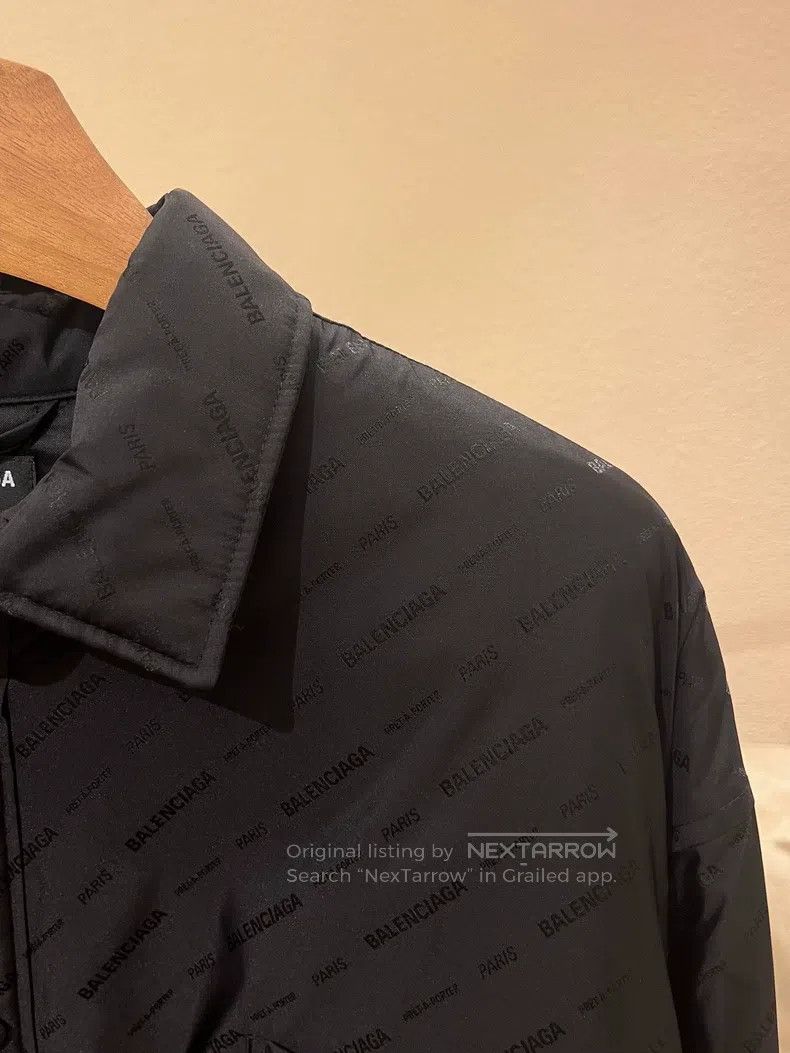 Balenciaga Balenciaga Solid Color Collar Single Button Long Sleeve Sh Size US S / EU 44-46 / 1 - 9 Thumbnail