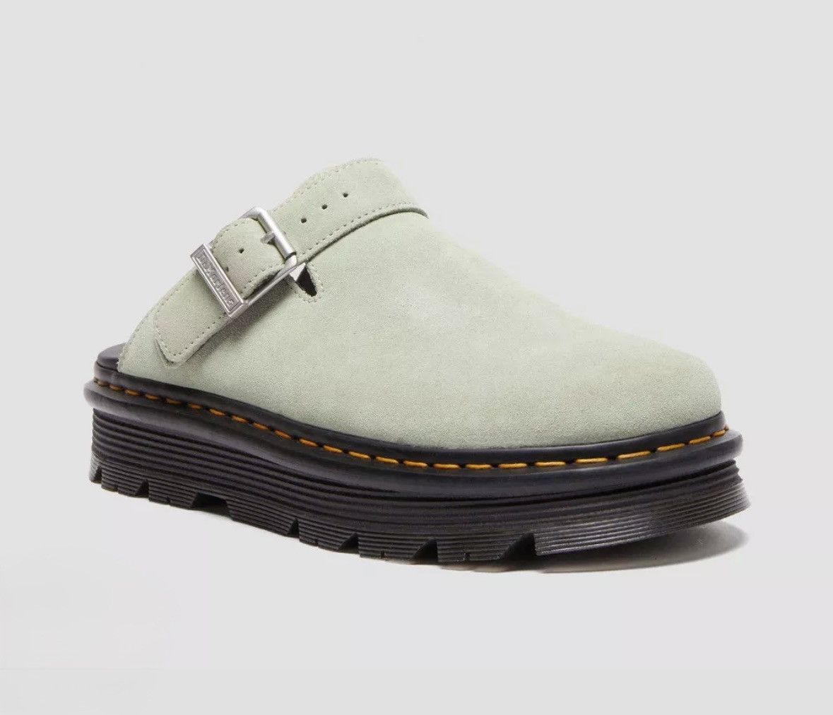Dr. Martens Suede Slingback Platform Mules Size US 8 / IT 38 - 1 Thumbnail