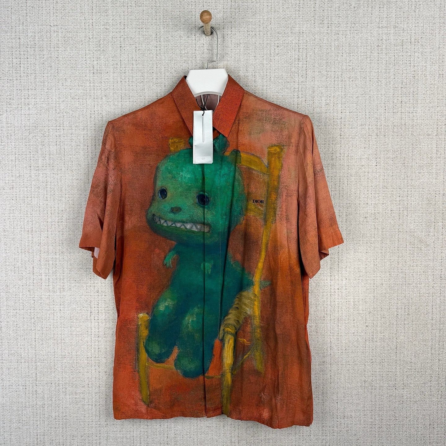 Dior Dior Cartoon Print Shirt Size S Size US S / EU 44-46 / 1 - 1 Thumbnail