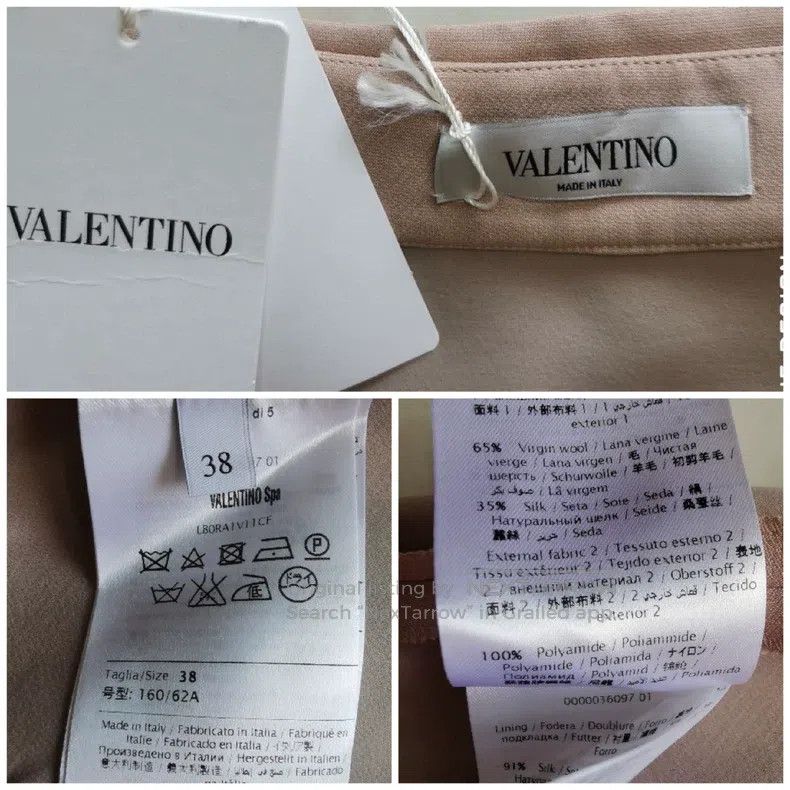 Valentino Valentino Smoked powder wool silk skirt Size S / US 4 / IT 40 - 7 Thumbnail