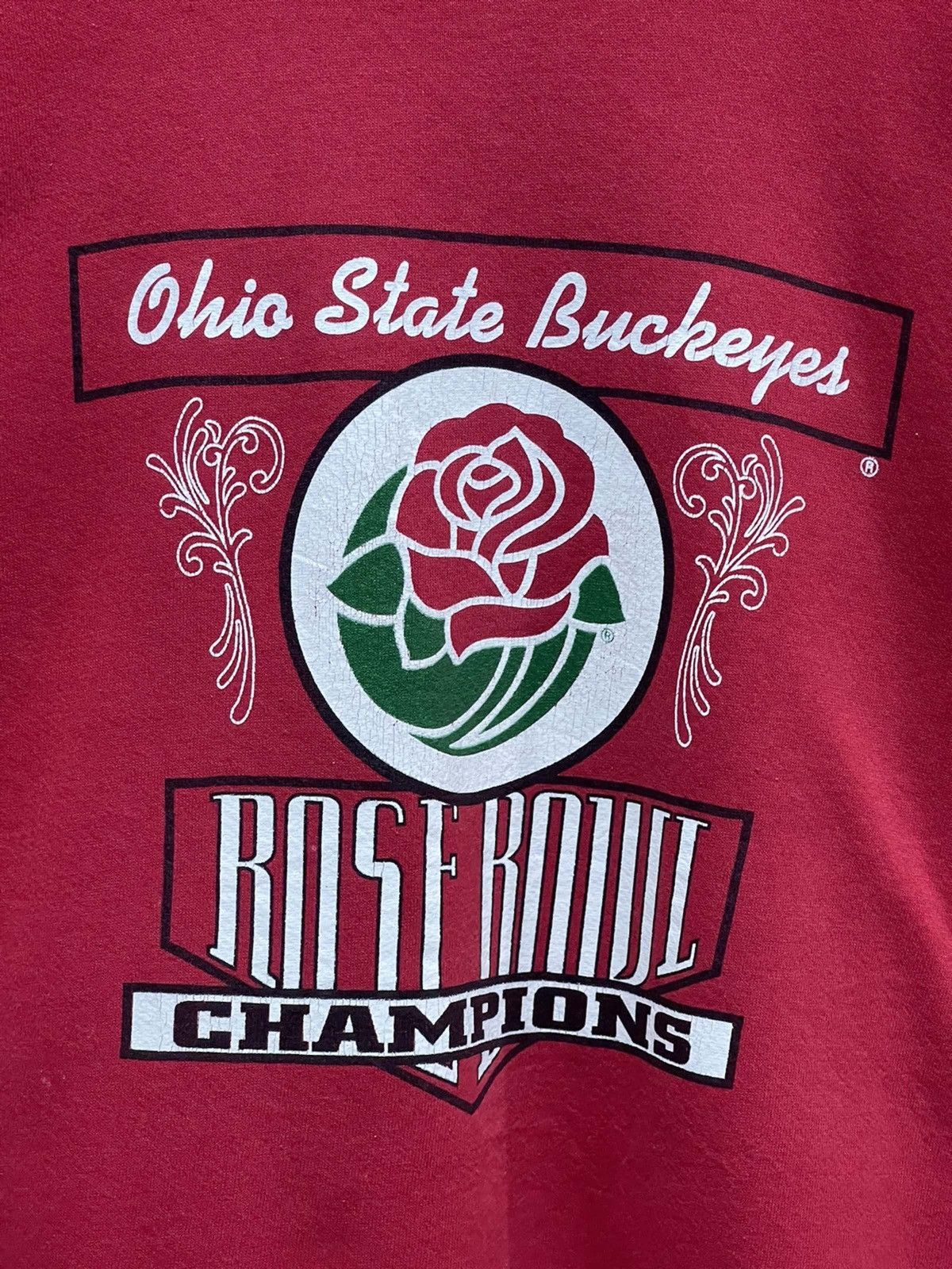 Vintage Vintage🔥 Ohio State Bukeyes Rose Bowl Champion Sweatshirt Size US L / EU 52-54 / 3 - 2 Thumbnail