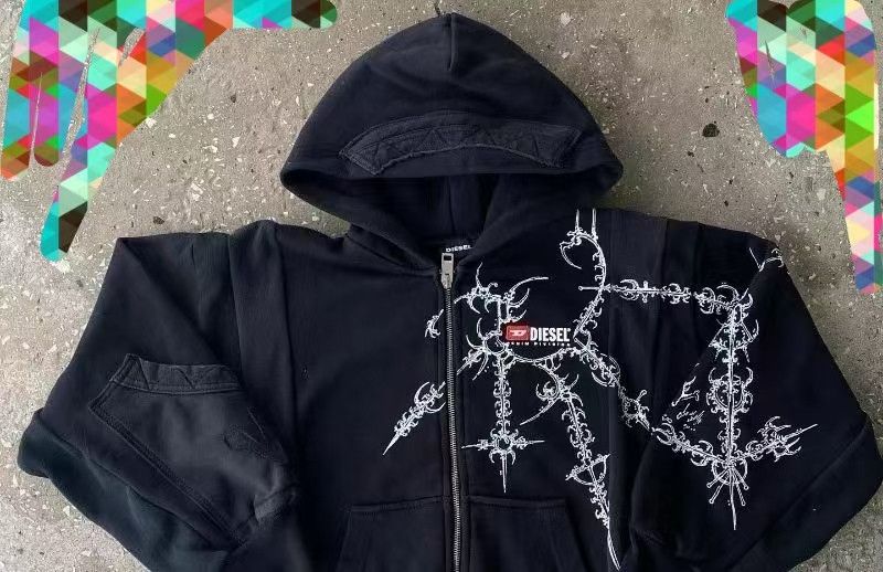 Vintage Streetwear Oversized Printed Zip-Up Jacket Size US M / EU 48-50 / 2 - 3 Thumbnail