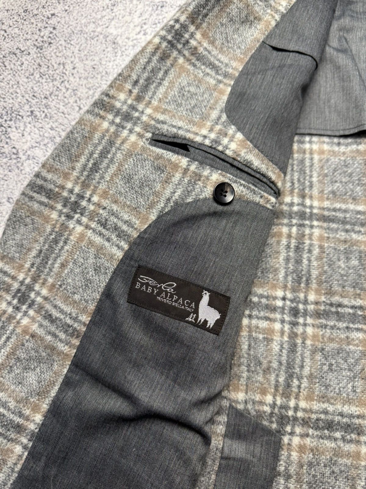 Suitsupply Suitsupply Men’s Havana HL Check Wool Alpaca Blend Size 42R - 13 Thumbnail
