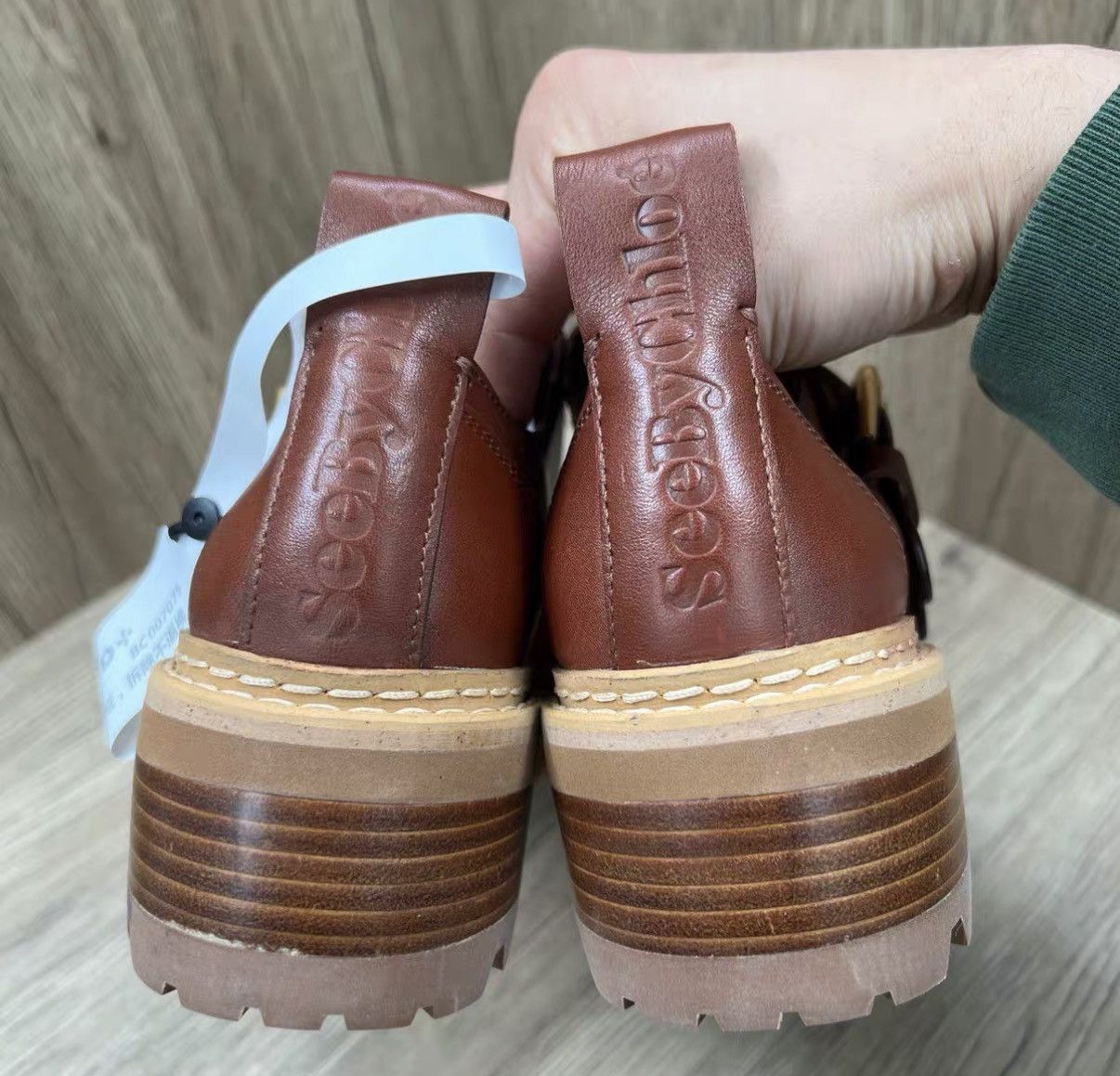 See by Chloe See By Chloe Brown Derby Leather Shoes J41 Size US 8 / IT 38 - 5 Thumbnail