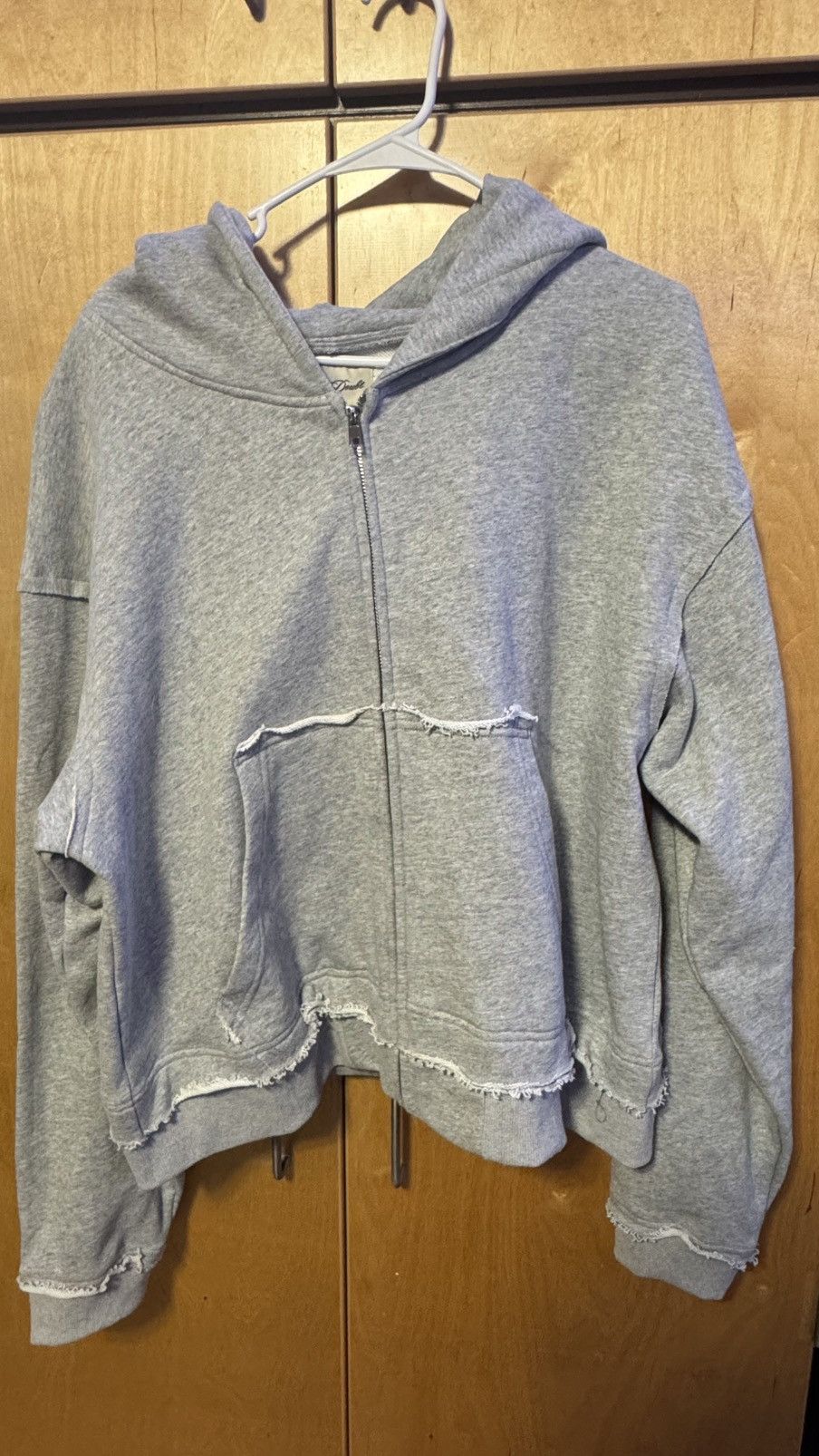 Vintage Grey Distress ZipUp Size US XL / EU 56 / 4 - 2 Thumbnail