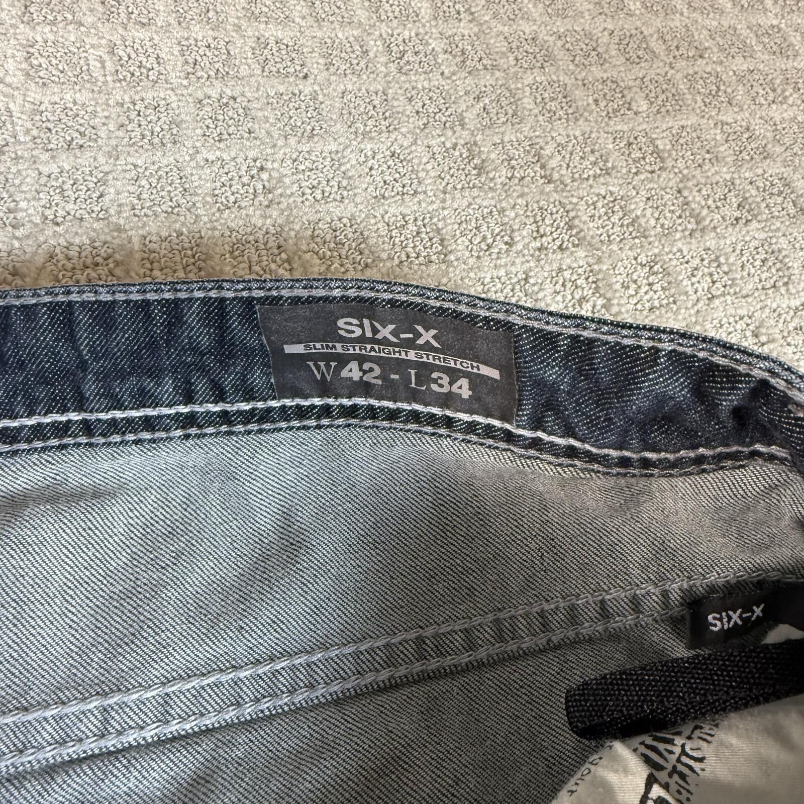 Buffalo David Bitton Buffalo David Bitton Six-X slim straight stretch jeans 42x31 Size US 42 / EU 58 - 4 Thumbnail