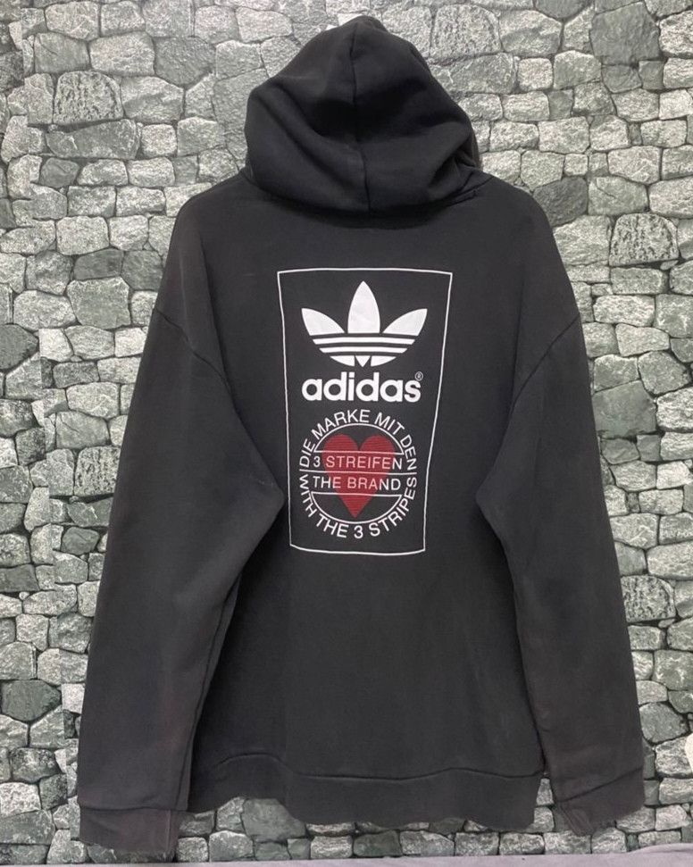 Adidas Vintage Adidas Unisex Hoodies Size US L / EU 52-54 / 3 - 1 Thumbnail