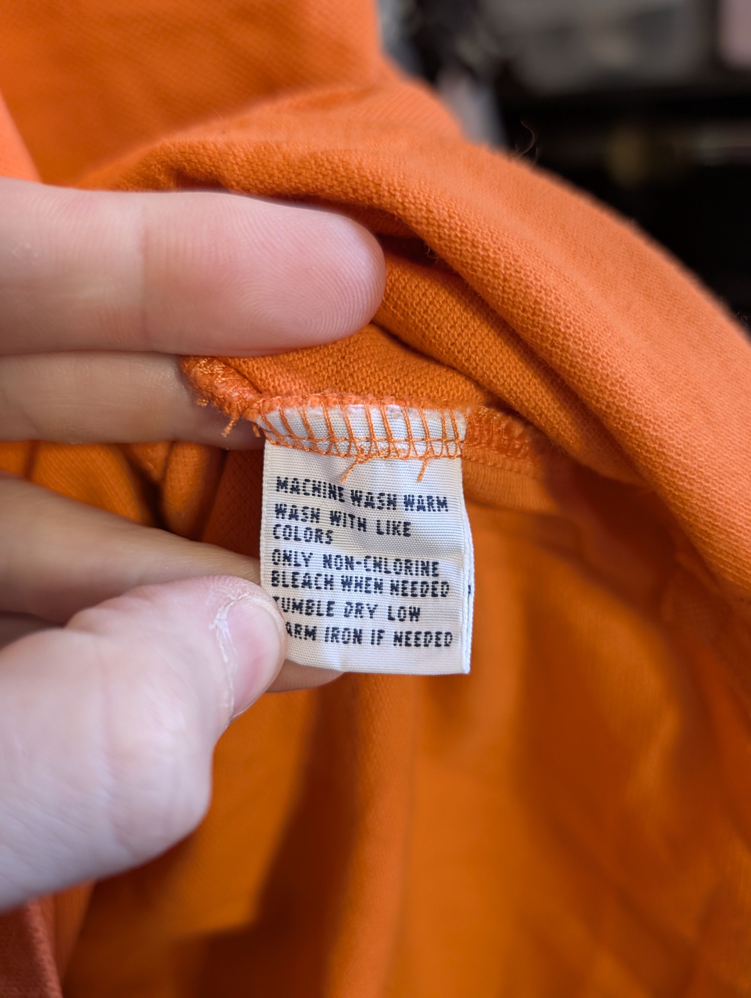 Polo Ralph Lauren Vintage orange logo embroidered S/S polo shirt M Size US M / EU 48-50 / 2 - 10 Thumbnail