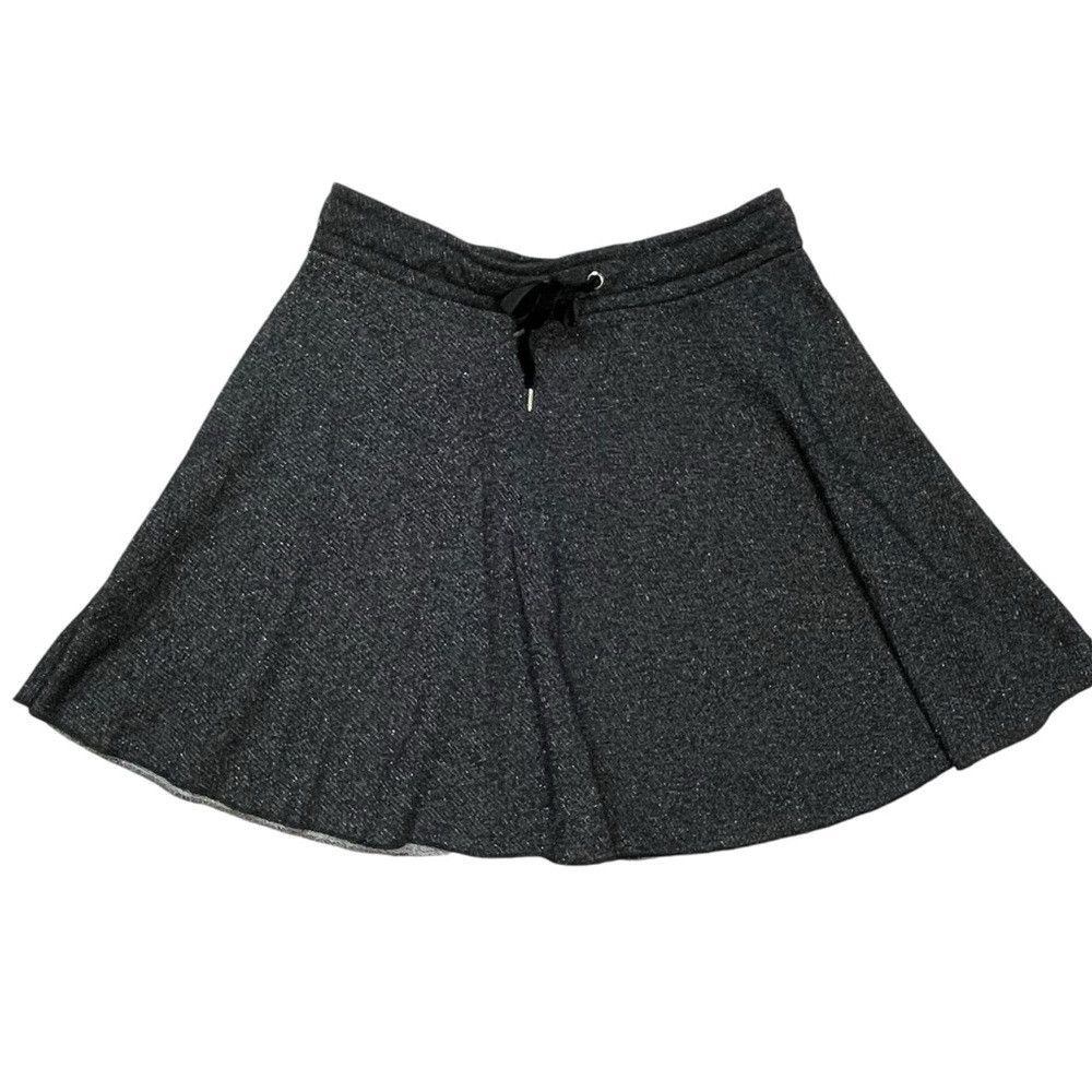 Other Sinsay Jersey A-Line Drawstring Dark Grey With Sparkles Ski Size 30" / US 8 / IT 44 - 1 Thumbnail
