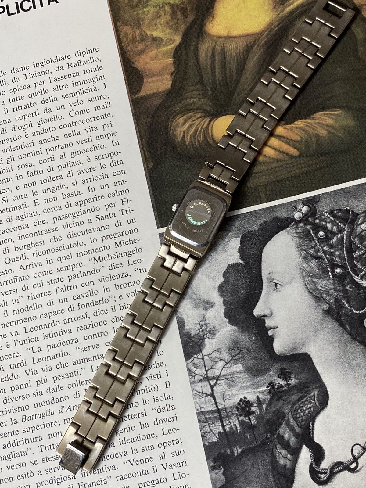 Japanese Brand × Jewelry × Vintage Silver AC Quartz Watch Metal Bracelet Size ONE SIZE - 6 Thumbnail