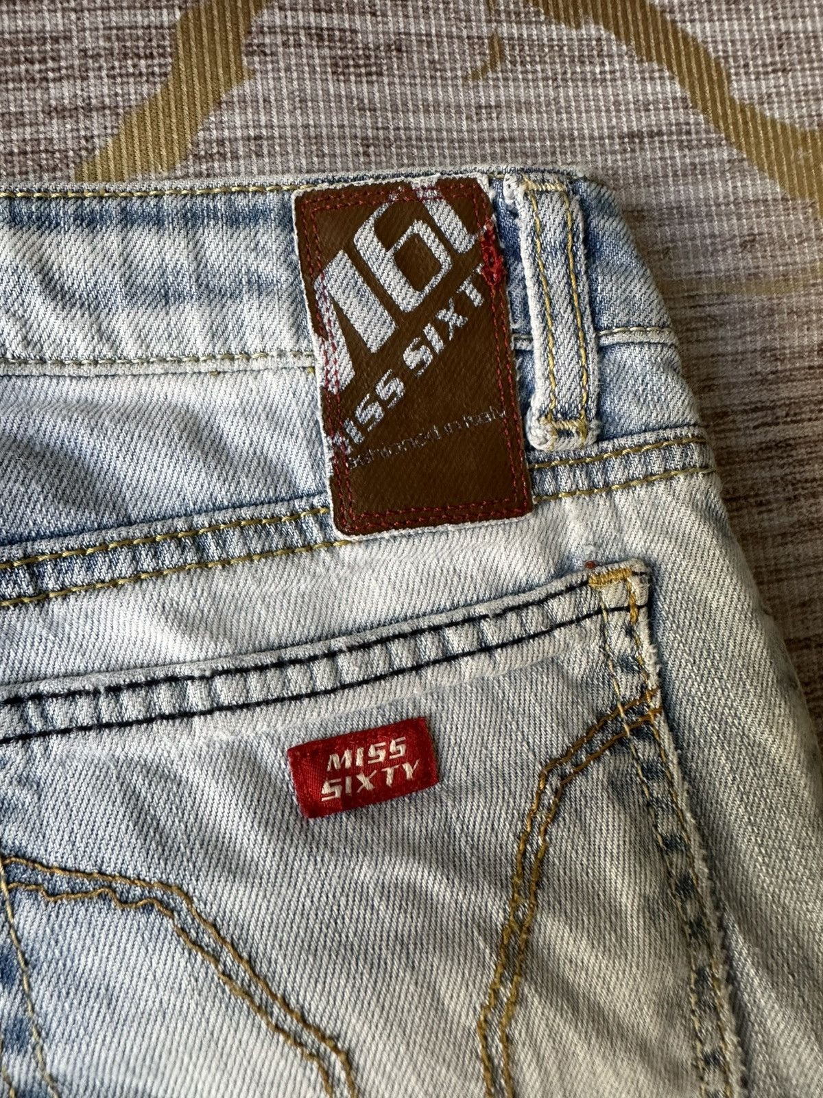 Miss Sixty FLARE Miss Sixty Faded Blue Jeans Size 28" / US 6 / IT 42 - 17 Thumbnail