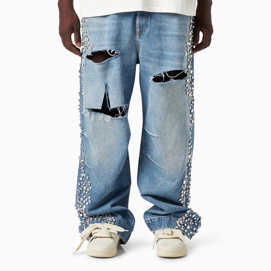 1989 STUDIO o1d2blof1124 Denim Jeans in Blue Size US 33 - 3 Thumbnail