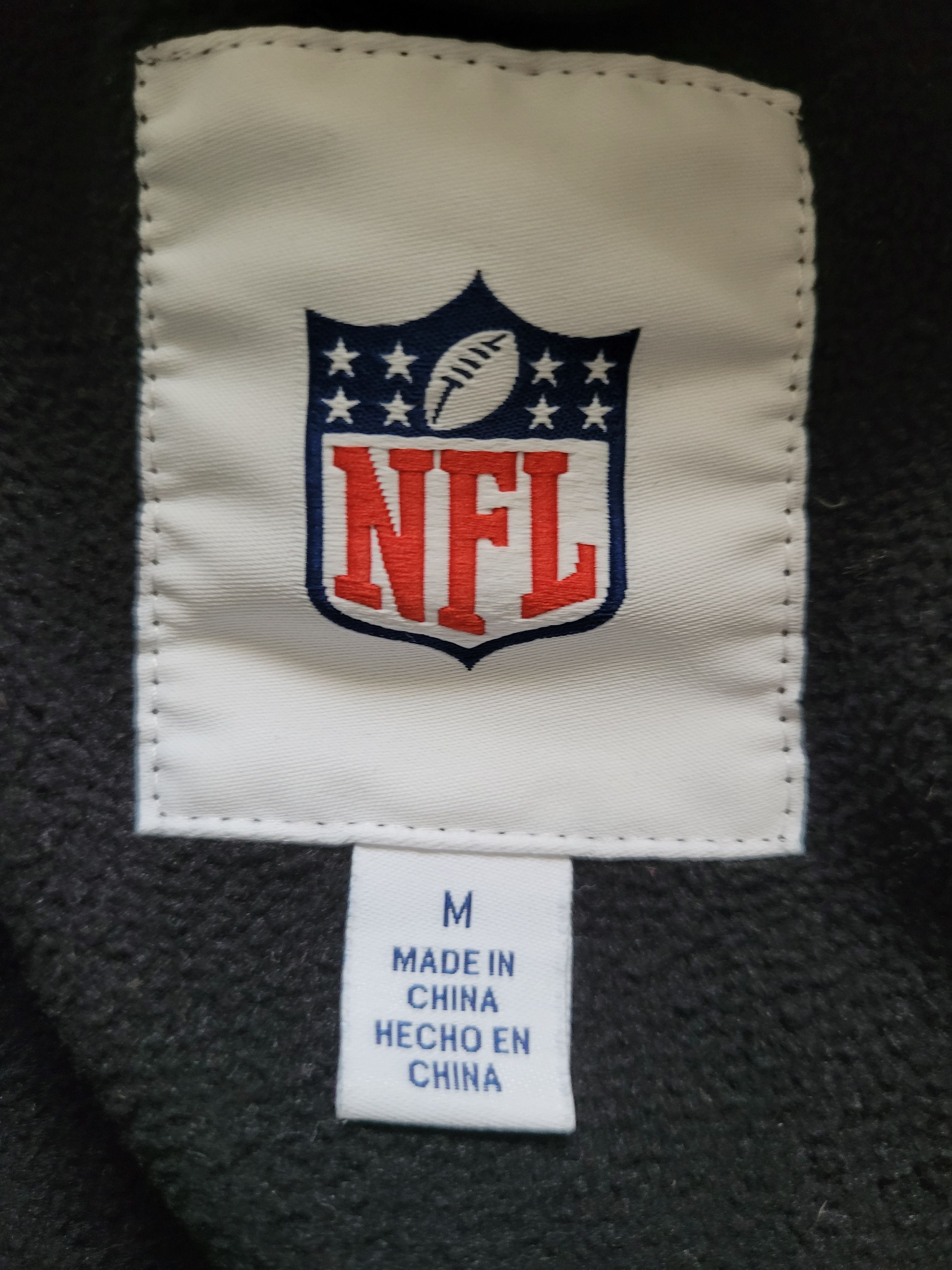 NFL NFL Minnesota Vikings 1/4 Zip Pullover Black Drawstring Hem Size US M / EU 48-50 / 2 - 5 Thumbnail