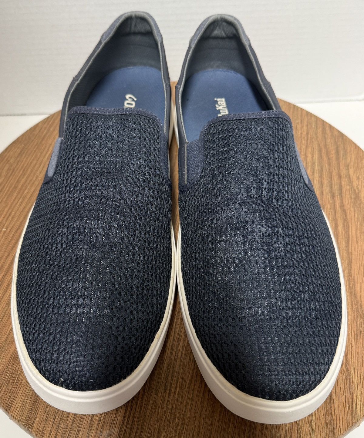 Olukai Olukai Men Navy Blue Slip On Shoes Breathable Mesh Upper Size US 15 / EU 48 - 1 Thumbnail