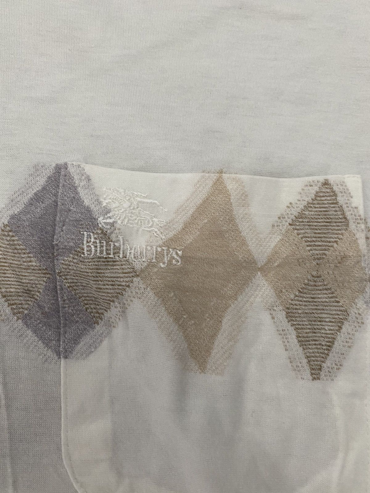 Burberry VINTAGE BURBERRY CHEST NOVACHECK EMBROIDERE LOGO POLO TEE Size US L / EU 52-54 / 3 - 6 Thumbnail