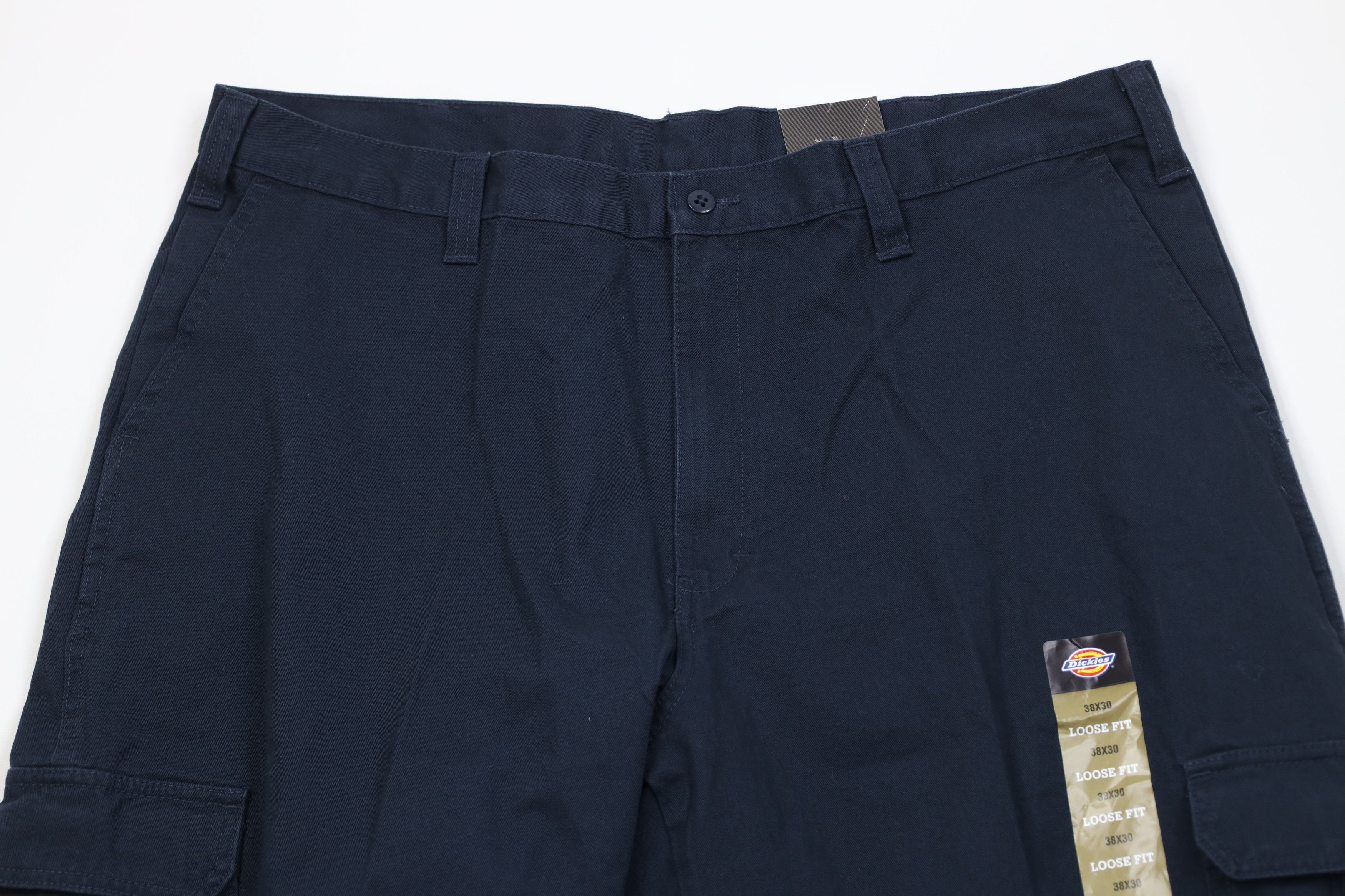 Dickies Deadstock Y2K Dickies Wide Leg Cargo Pants Navy Blue Cotton Size US 38 / EU 54 - 2 Thumbnail