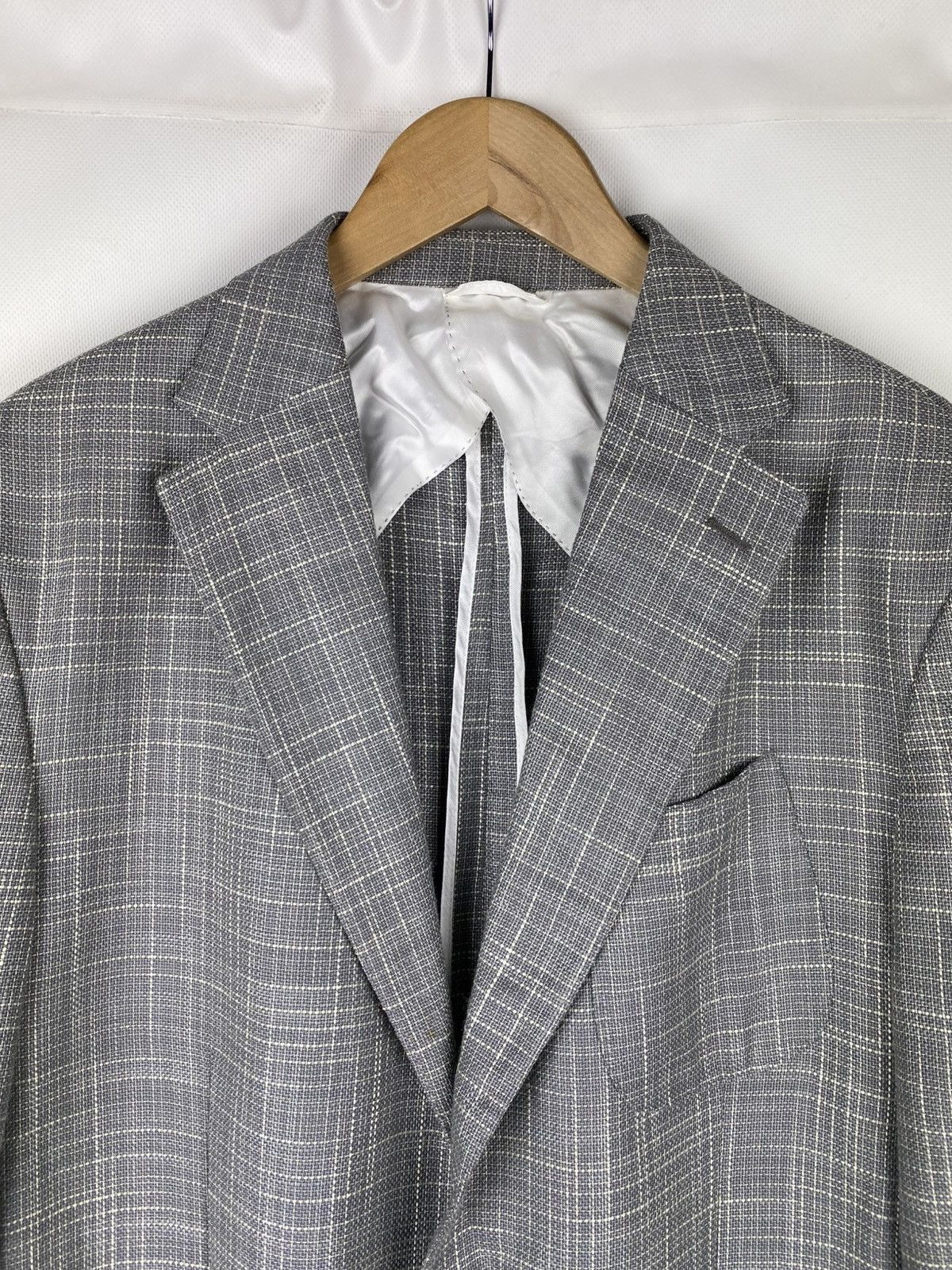 Boggi Boggi Milano Men’s Wool / Silk Blazer Jacket Size 56 / US 46 Size 46R - 8 Thumbnail