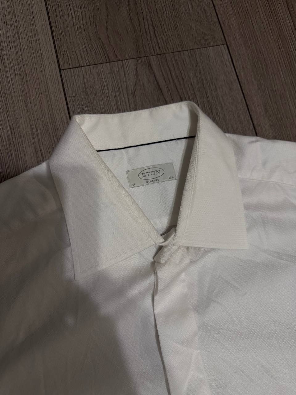 Eton Luxury Eton Shirt mens white classic 44 17,5 Size US L / EU 52-54 / 3 - 3 Thumbnail