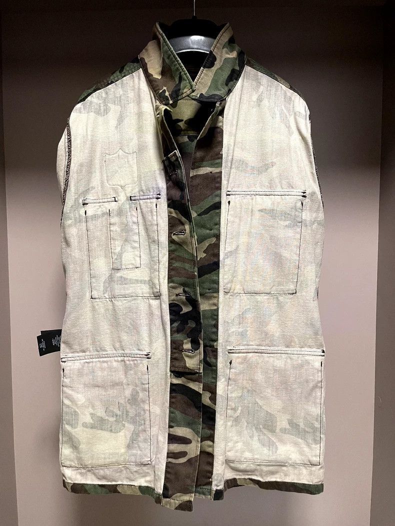 Saint Laurent Paris Saint Laurent Paris Camouflage parka coat-2506 Size US S / EU 44-46 / 1 - 5 Thumbnail
