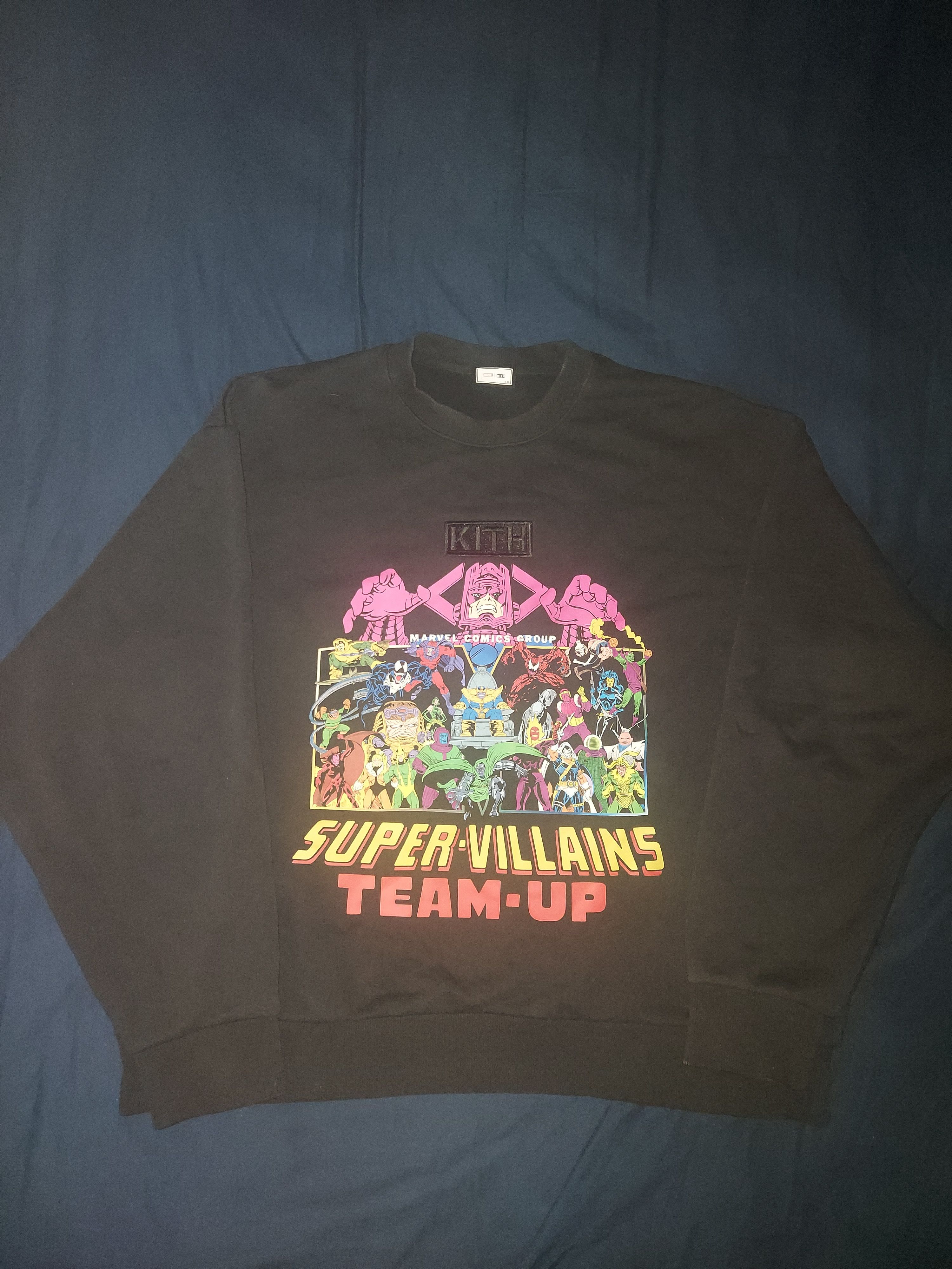 Kith × Marvel Comics KITH MARVEL SUPER VILLAIN TEAM UP CREWNECK 