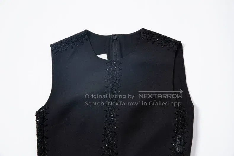 Valentino Valentino Sleeveless dress with beaded beads Size M / US 6-8 / IT 42-44 - 9 Thumbnail