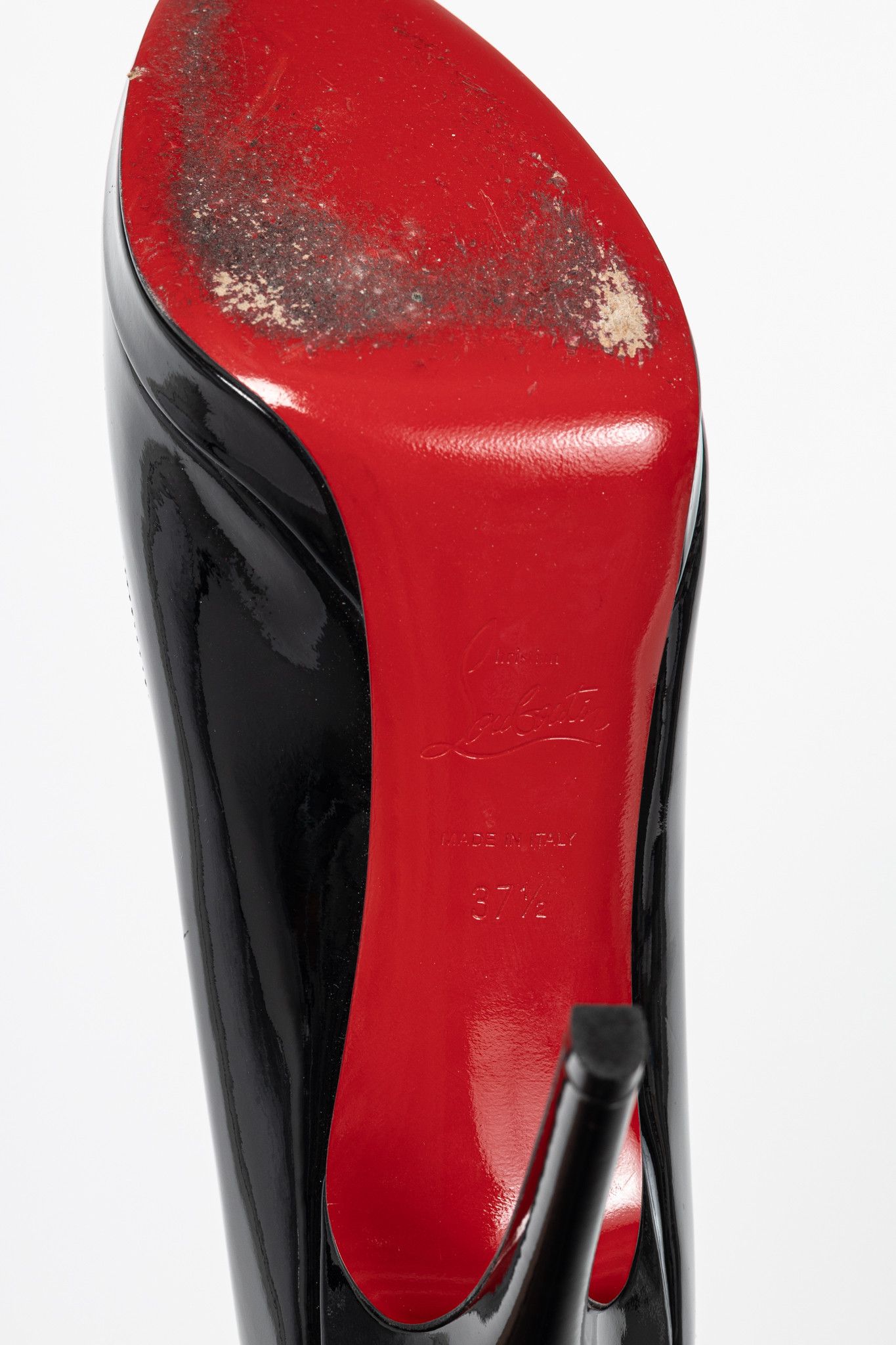 Christian Louboutin Christian Louboutin New Simple 120 Patent Calf Leather Pumps Size US 7 / IT 37 - 5 Thumbnail