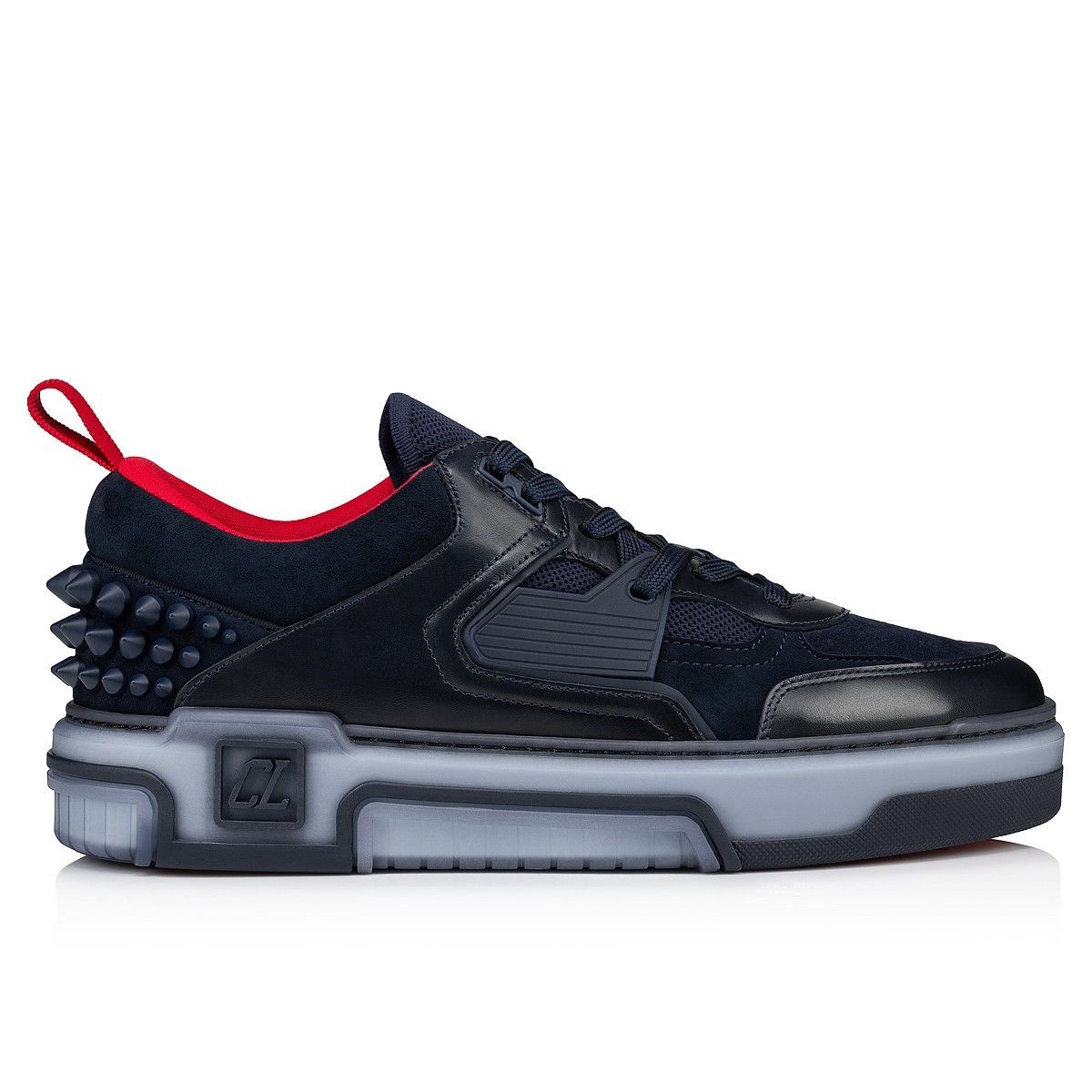 Christian Louboutin o1bcso1str0825 Astroloubi Saharienne Smoke in Navy Blue Size US 9 / IT 39 - 1 Thumbnail