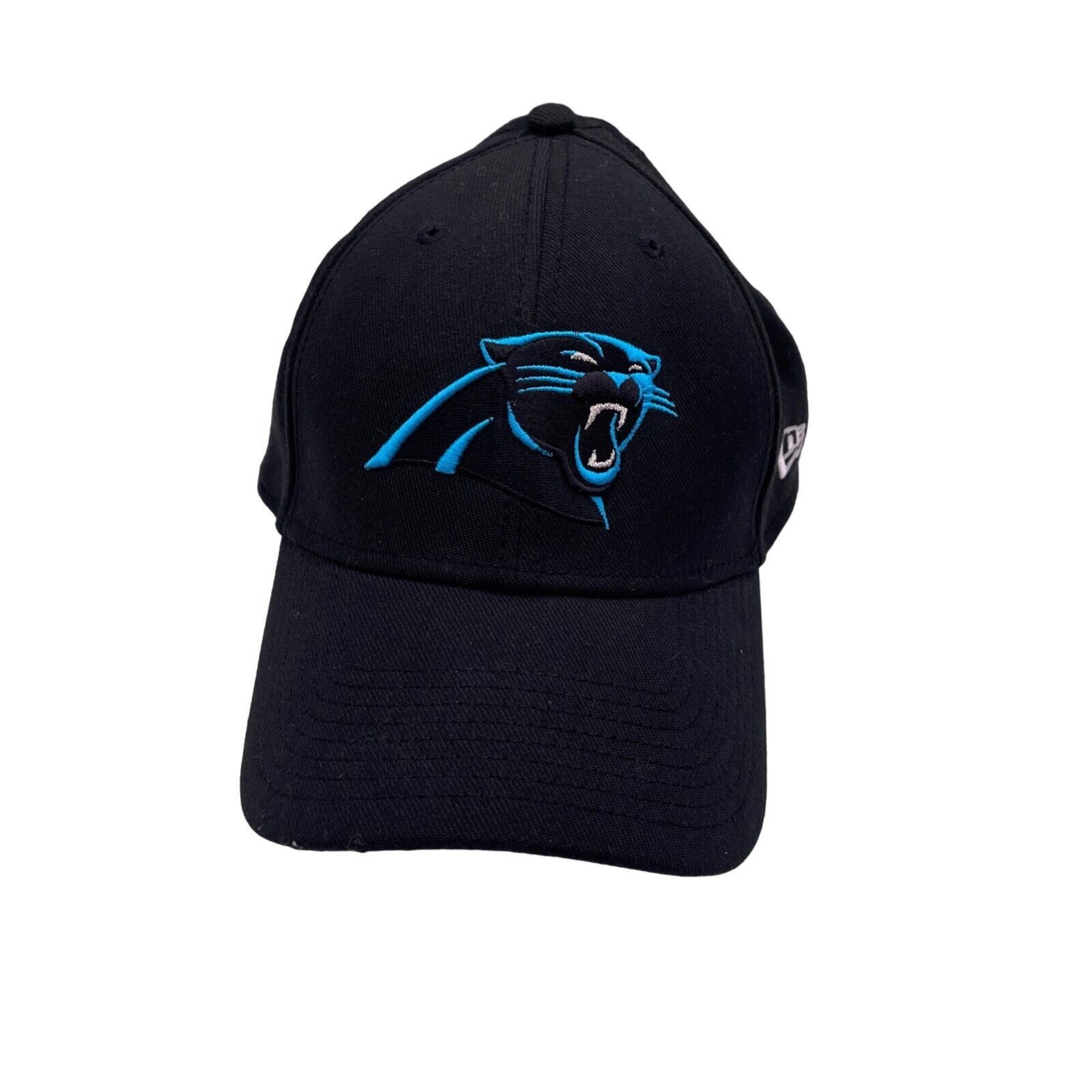 New Era New Era Carolina Panthers 39Thirty NFL Black Hat Mens M L Size ONE SIZE - 1 Thumbnail